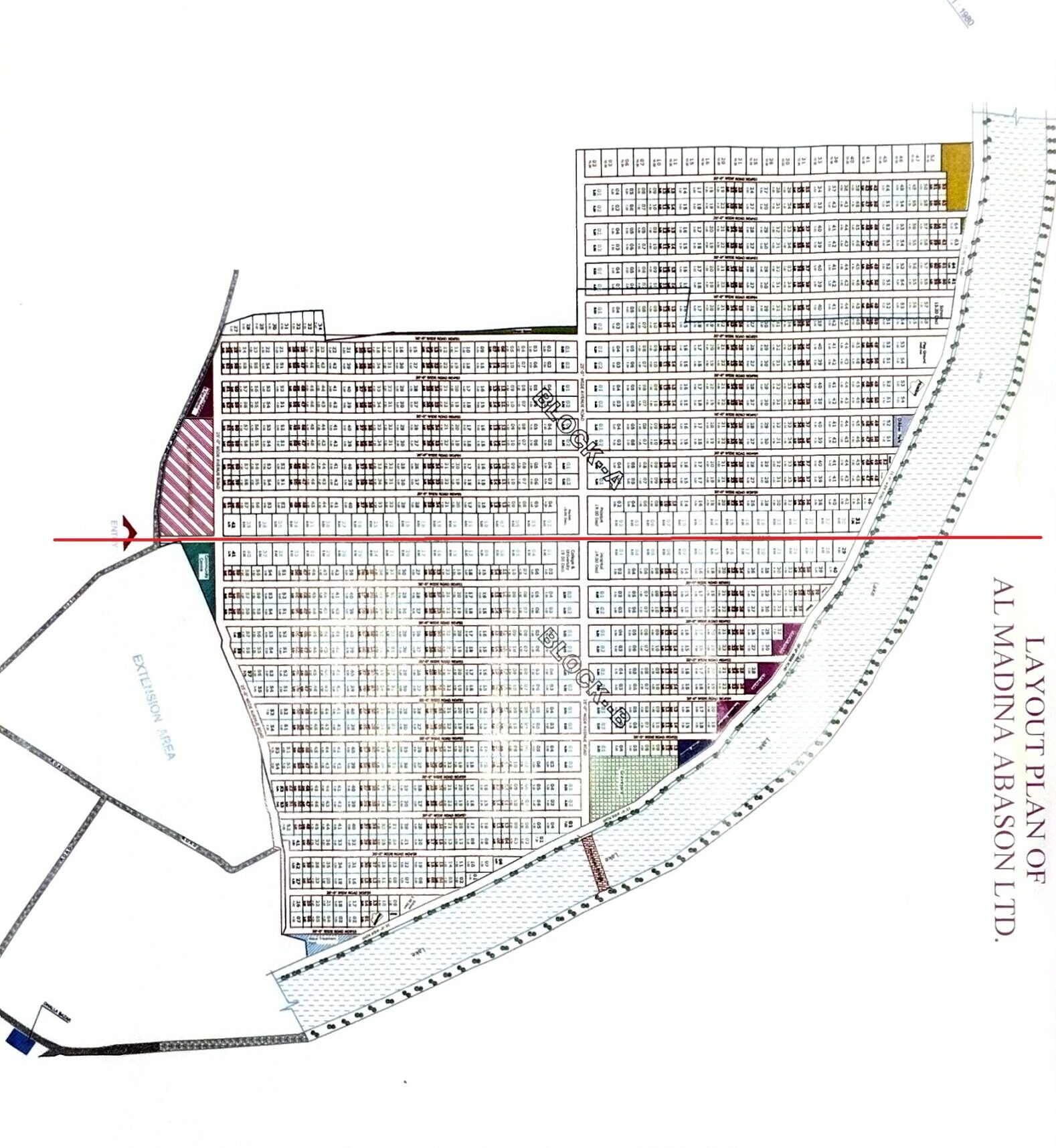 Almadina housing location layout